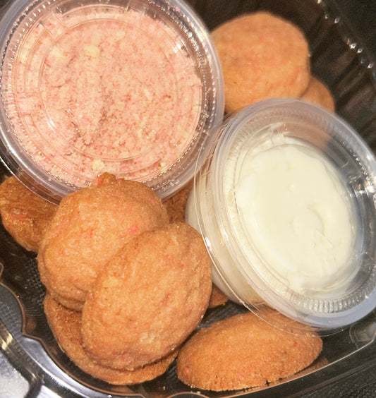 Strawberry crunch cookie dippers